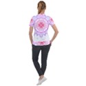 Mandala Design T- Shirttime Travel T- Shirt Short Sleeve Zip Up Jacket View2