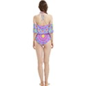 Mandala T- Shirt Mandala Art T- Shirt Halter Flowy Bikini Set  View2