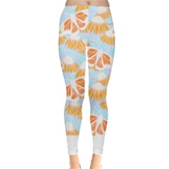 Monarch Butterflies T- Shirt Monarch Butterfly On Yellow Coneflowers T- Shirt Leggings  by maxcute