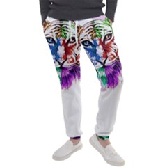 Tiger Face T- Shirttiger T- Shirt (2) Men s Jogger Sweatpants by maxcute