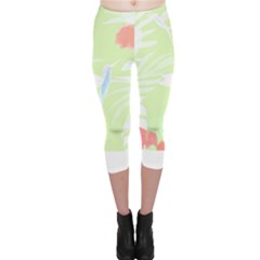 Tropical T- Shirt Tropical Gorgeous Deforest T- Shirt Capri Leggings  by maxcute