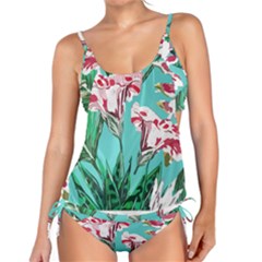 Tropical T- Shirt Tropical Gorgeous Oppositiflor T- Shirt Tankini Set by maxcute