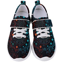 Big Data Abstract Abstract Background Women s Velcro Strap Shoes by Pakemis