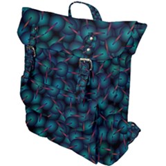 Background Abstract Textile Design Buckle Up Backpack by Ravend