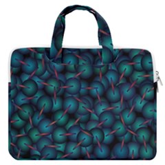 Background Abstract Textile Design Macbook Pro 16  Double Pocket Laptop Bag  by Ravend