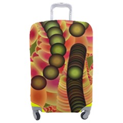 Abstract Background Digital Green Luggage Cover (medium)