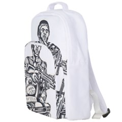 Scarface Movie Traditional Tattoo Double Compartment Backpack