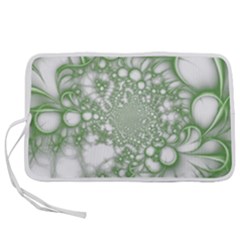 Green Abstract Fractal Background Texture Pen Storage Case (s)