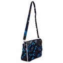 Flower Metal Flowers Sculpture Shoulder Bag with Back Zipper View1