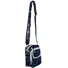 Flower Metal Flowers Sculpture Shoulder Strap Belt Bag by Ravend