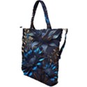 Flower Metal Flowers Sculpture Shoulder Tote Bag View2