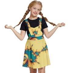 Fractal Art Fractals Digital Art Kids  Apron Dress by Uceng