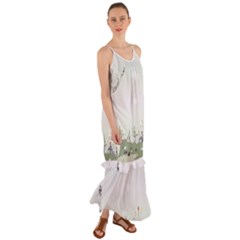 Abstract Cami Maxi Ruffle Chiffon Dress