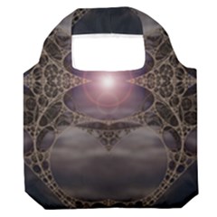 Fantasy Science Fiction Portal Premium Foldable Grocery Recycle Bag by Uceng