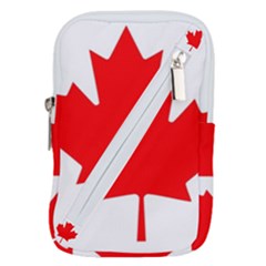 Canada Flag Canadian Flag View Belt Pouch Bag (small) by Ravend