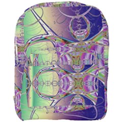 Fractal Abstract Digital Art Art Colorful Full Print Backpack by Ravend