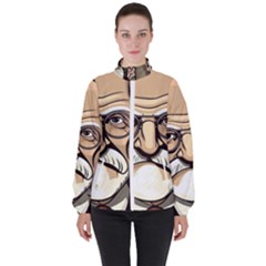 Ai Generated Psychotherapist Psychology Therapy Women s High Neck Windbreaker by danenraven