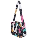 Art Pattern Design Background Print Rope Handles Shoulder Strap Bag View1