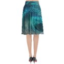 Tsunami Waves Ocean Sea Water Rough Seas 2 Flared Midi Skirt View2