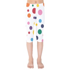 Polka Dot Kids  Capri Leggings  by 8989