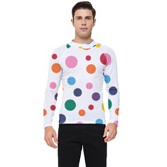 Polka Dot Men s Long Sleeve Rash Guard by 8989