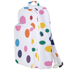 Polka Dot Double Compartment Backpack