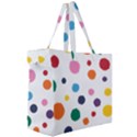 Polka Dot Canvas Travel Bag View3