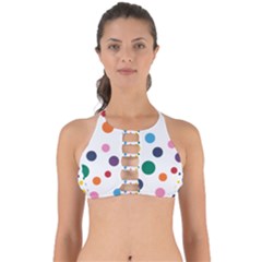 Polka Dot Perfectly Cut Out Bikini Top by 8989