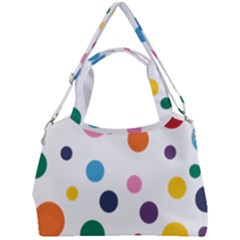 Polka Dot Double Compartment Shoulder Bag by 8989