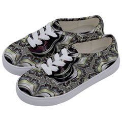 Fractal Background Pattern Texture Abstract Design Art Kids  Classic Low Top Sneakers by Ravend