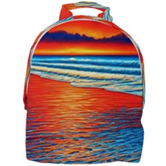 Golden Sunsets And Crisp Air Mini Full Print Backpack by GardenOfOphir