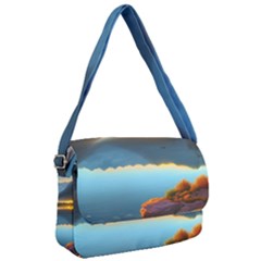 Gorgeous Lake Courier Bag by GardenOfOphir