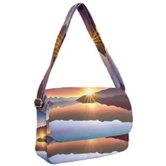 Majestic Lake Courier Bag by GardenOfOphir