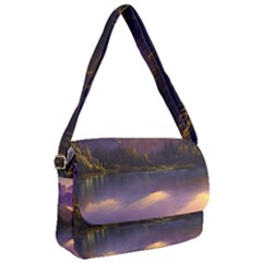 Colored Hues Sunset Courier Bag by GardenOfOphir