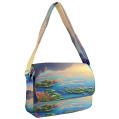 Breathtaking Sunset Courier Bag by GardenOfOphir