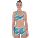 Waves At The Ocean s Edge Racerback Boyleg Bikini Set View1