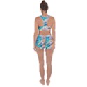 Waves At The Ocean s Edge Racerback Boyleg Bikini Set View2