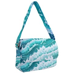 Waves On The Ocean Ii Courier Bag by GardenOfOphir