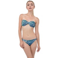 Waves Of The Ocean Ii Classic Bandeau Bikini Set by GardenOfOphir