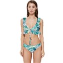 The Endless Sea Low Cut Ruffle Edge Bikini Set View1