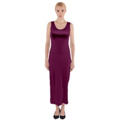 Boysenberry Purple	 - 	fitted Maxi Dress