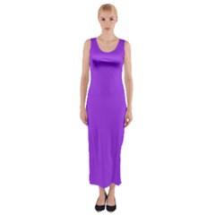 Jasmine Purple	 - 	fitted Maxi Dress