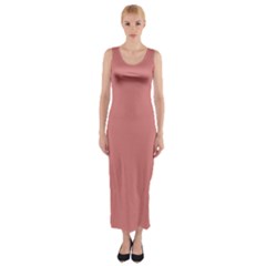 New York Pink	 - 	fitted Maxi Dress