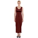 Jam Red	 - 	Fitted Maxi Dress View1