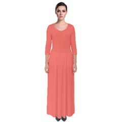 Bitter Sweet  	 - 	quarter Sleeve Maxi Dress