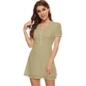 Sand	 - 	V-Neck High Waist Chiffon Mini Dress View2