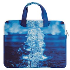 Water Blue Wallpaper Macbook Pro 16  Double Pocket Laptop Bag  by artworkshop