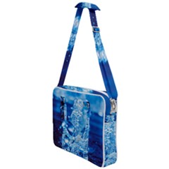 Water Blue Wallpaper Cross Body Office Bag by artworkshop