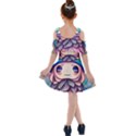 Conjuration Mushrooms Kids  Shoulder Cutout Chiffon Dress View2