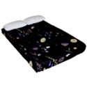 Flowers Floral Pattern Floral Print Background Fitted Sheet (Queen Size) View2